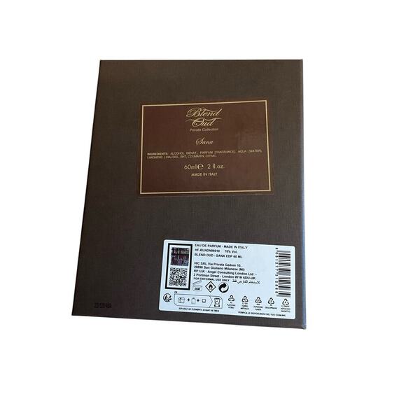 Blend Oud Private Collection Sana Eau De Parfum 60ml 2fl oz Made in Italy NEW - Picture 2 of 3